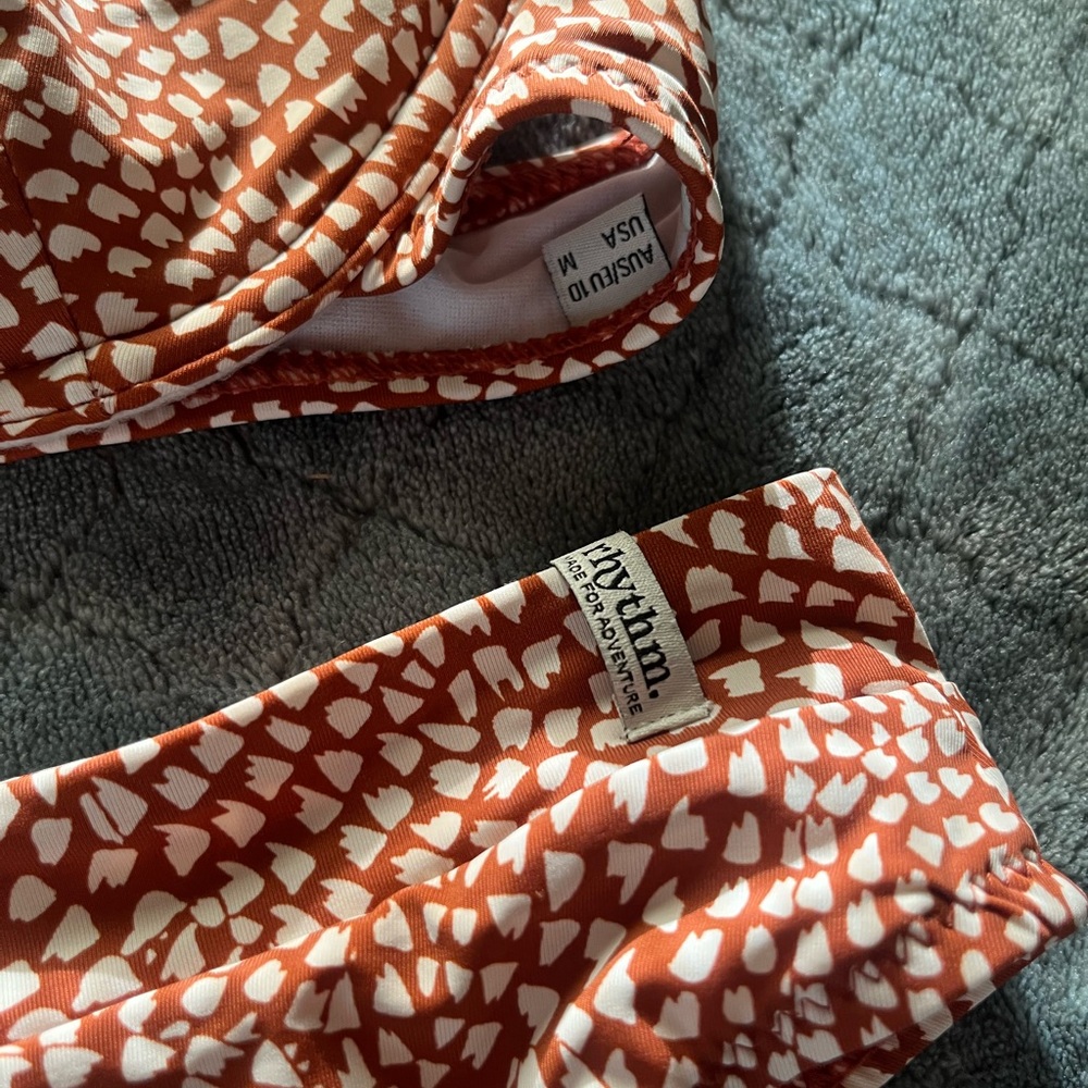 Rhythm Terracotta and White giraffe Bikini - Picture 2 of 5